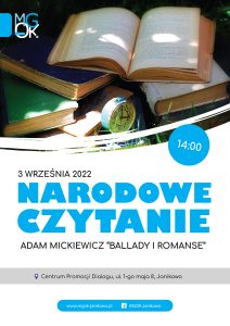 Narodowe Czytanie - Adam Mickiewicz "Ballady i Romanse" @ ul. 1-go Maja 8
