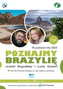 Poznajmy Brazylię - oczami Bogusławy i Luisa Goulart - spotkanie podróżnicze @ 1go Maja 8